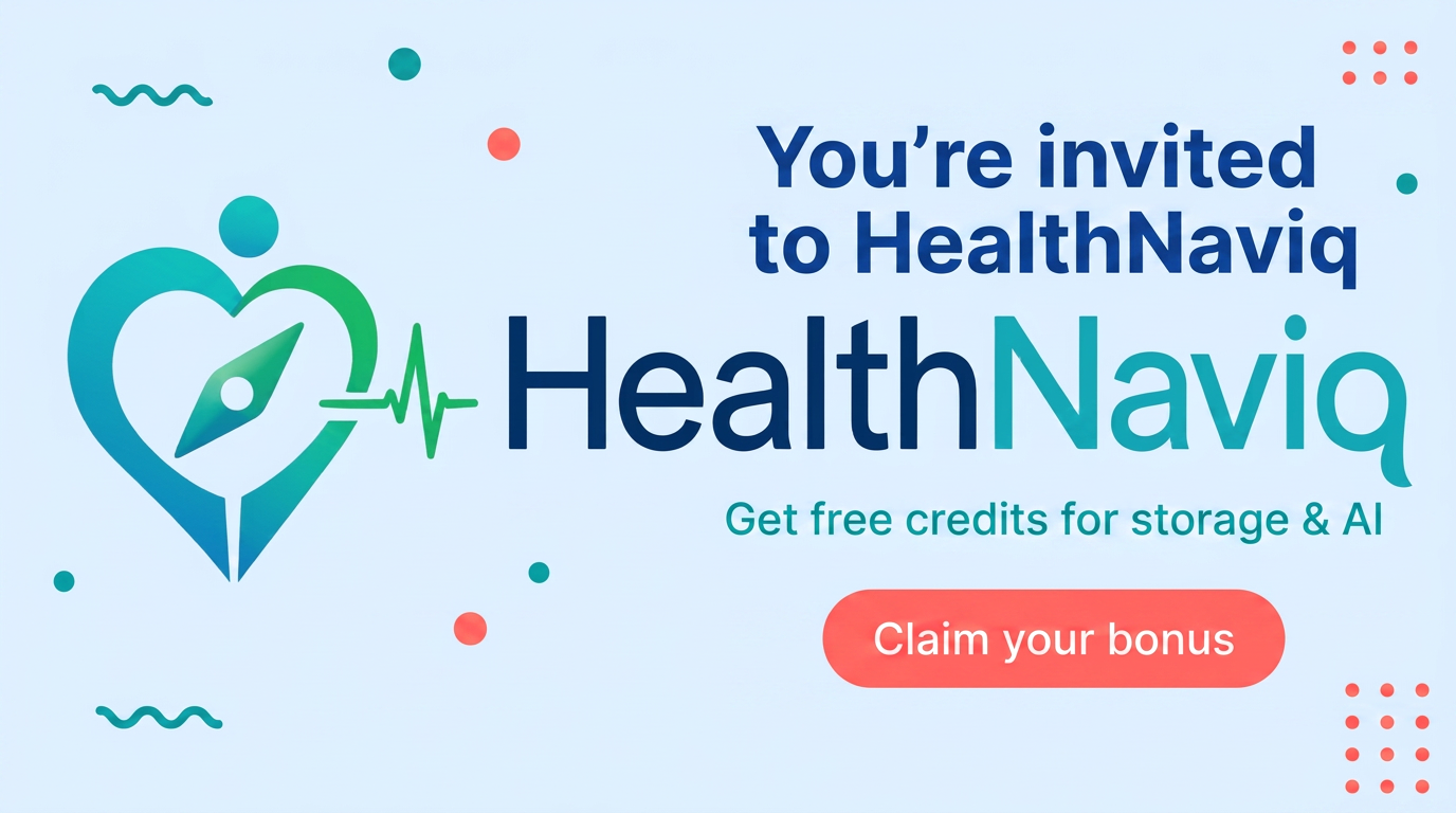 HealthNaviq referral invitation card